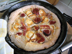 Feigenflammkuchen - Pizza