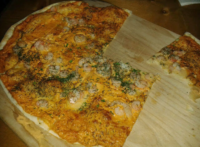 Flammkuchen im Restaurant Schandgeige