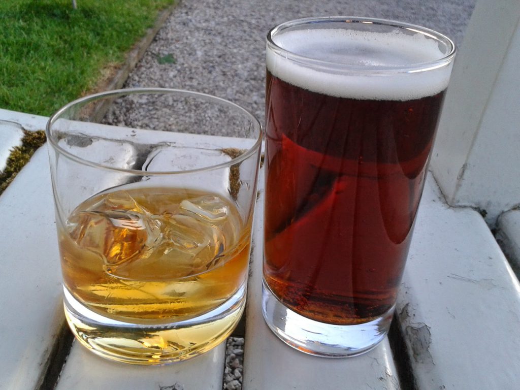 Jamson-Whisky und Smithwicks