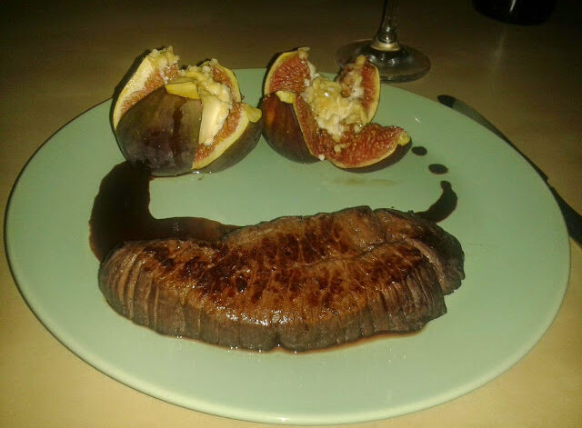 Hirschsteak mit Feigen