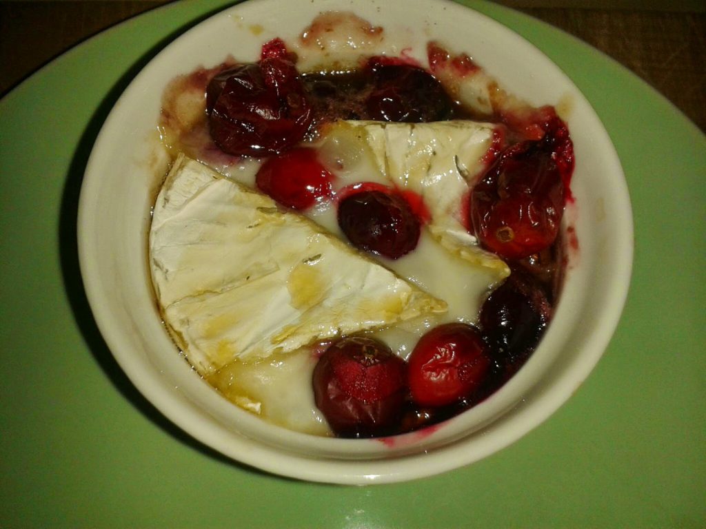 Camembert mit Cranberries