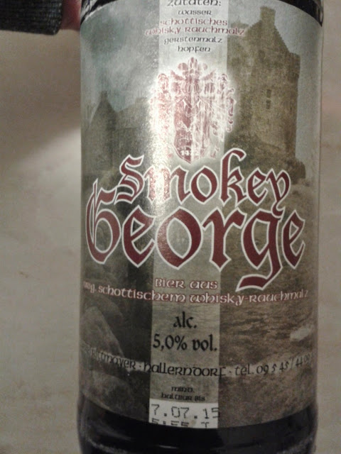 Rauchbier Smokey George der Brauerei Rittmayer