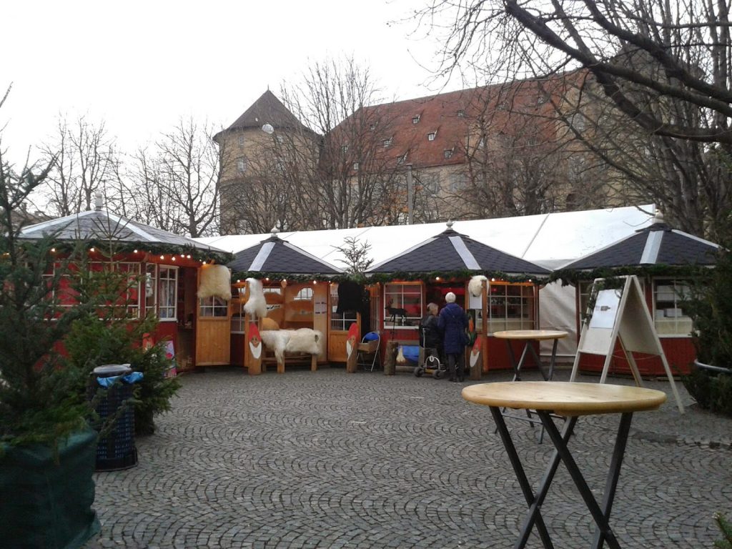 Eindruck vom finnischen Weihnachtsdorf