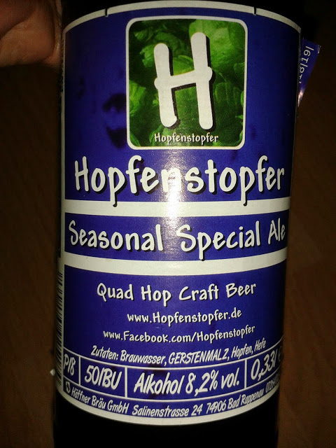 Craft Bier Seasonal Special Ale von Hopfenstopfer