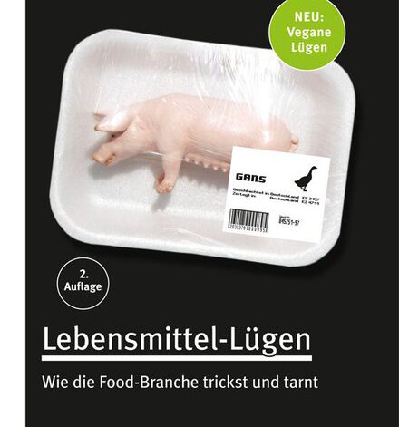 Cover Verbraucherzentrale Ratgeber Lebensmittel-Lügen