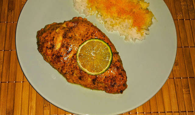 Tandoori Chicken mit Reis