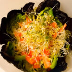 Salat mit Sprossen