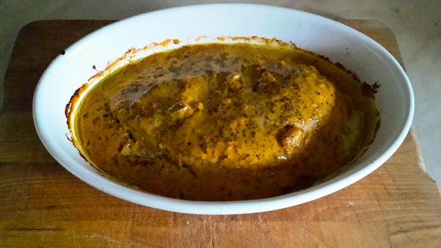 Tandoori Chicken in der Auflaufform