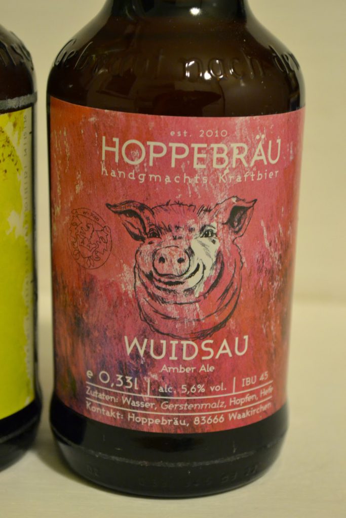 Craft Bier Wuidsau von Hoppebräu