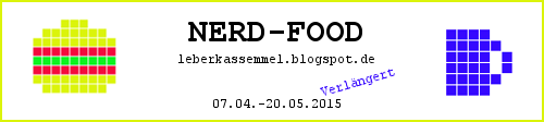 Banner Blogevent Nerd-Food auf Leberkassemmel und mehr