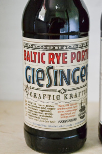 Craft Bier Baltic Rye Porter von Giesinger