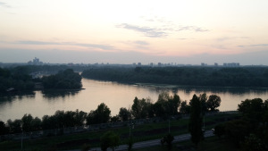 Leberkassemmel und mehr: Zusammenfluss von Save und Donau in Belgrad