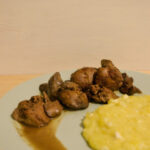 Leber mit Honig und Rosmarin