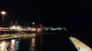 Leberkassemmel und mehr: Weihnachtsbeleuchtung auf Schiffen
