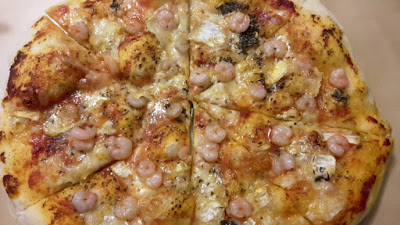 Garnelenpizza