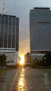 Leberkassemmel und mehr: Sonnenuntergang in Miami