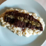 Flanksteak mit Mojo und Topinamburpüree