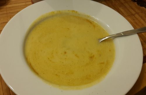 Curry-Bananen-Suppe