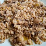 Pilz-Reis-Eintopf mit Hackfleisch