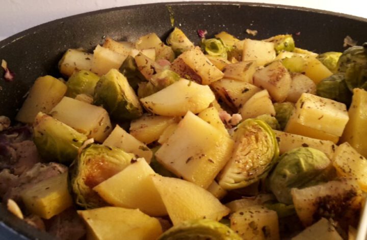 Rosenkohl-Geschnetzeltes