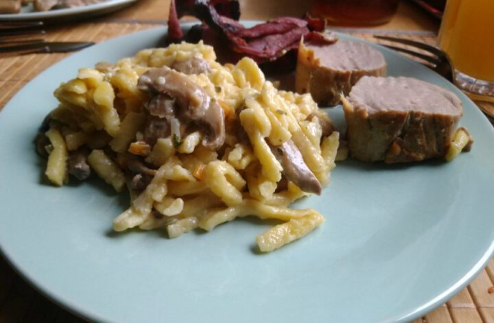 Schweinefilet mit Spätzle