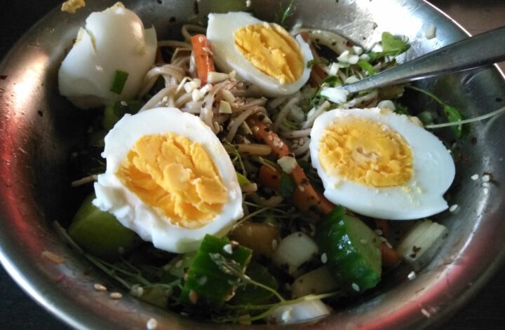 Buchweizensalat mit Kimchi