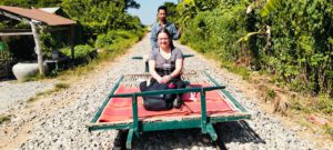 Bamboo train