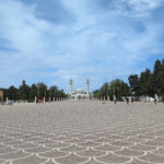 Blick zum Mausoleum in Monastir